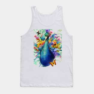 Royal Peacock Tank Top